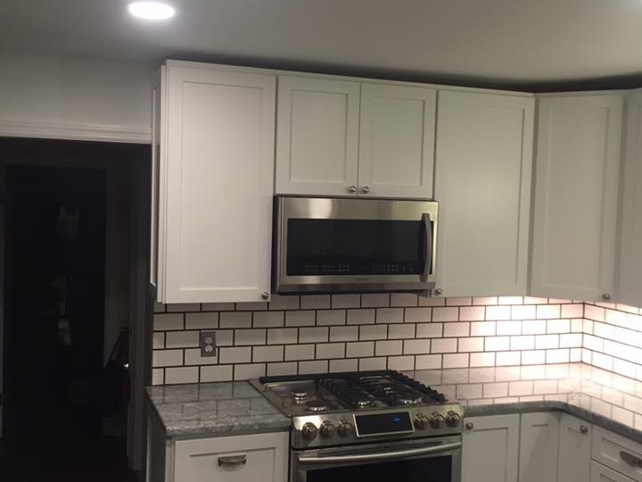 Refurbished kitchen cabinets