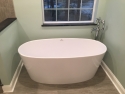 soaking tub in bathroom remodel