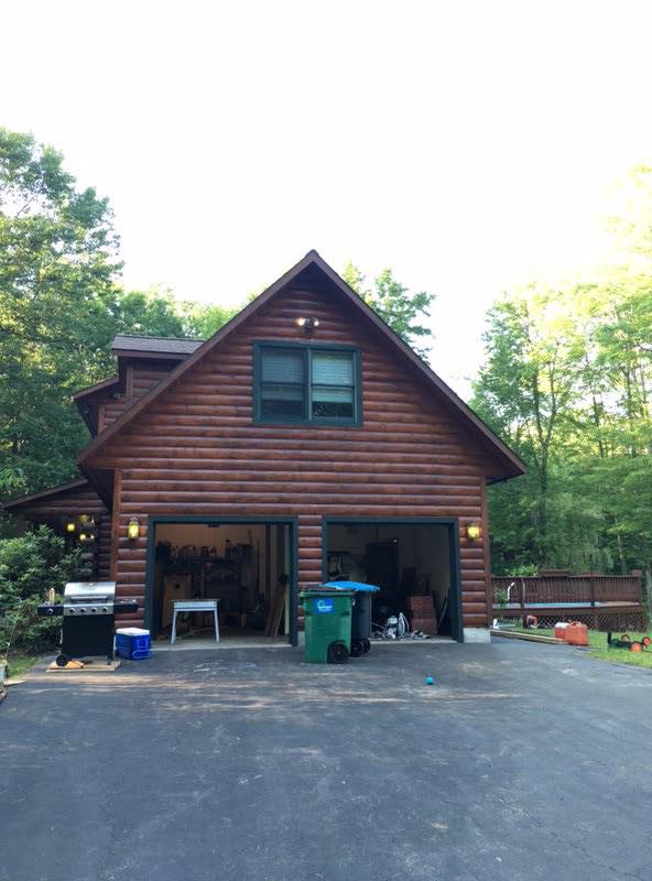 Quintessential beautiful log cabin home in Upstate NY. 