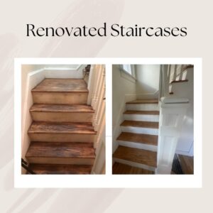 renovated staircases in historic home